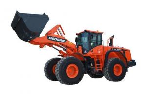 Gumikerekes homlokrakodók Doosan DL420-3