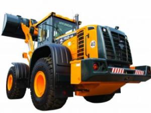 Gumikerekes homlokrakodók Hyundai HL 760-9 A