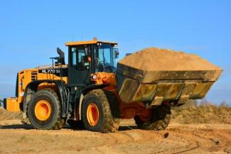 Gumikerekes homlokrakodók Hyundai HL 760-9 A