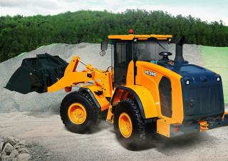 Gumikerekes homlokrakodók Hyundai HL940XT