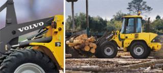 Gumikerekes homlokrakodók Volvo L 40 BTP