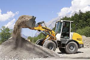 Gumikerekes homlokrakodók Liebherr L 507 Stereo