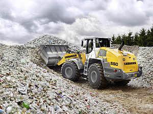 Gumikerekes homlokrakodók Liebherr L 550