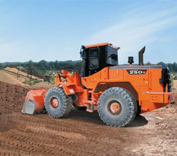Gumikerekes homlokrakodók Doosan Mega 250 V