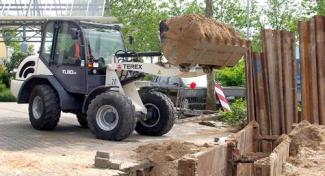 Gumikerekes homlokrakodók Terex TL 80 AS