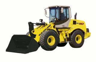 Gumikerekes homlokrakodók New Holland W 110