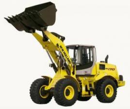 Gumikerekes homlokrakodók New Holland W 170 TC