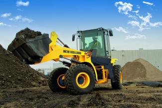 Gumikerekes homlokrakodók New Holland W130C TC