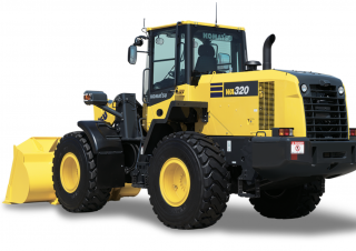Gumikerekes homlokrakodók Komatsu WA320-7
