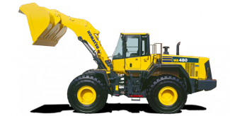 Gumikerekes homlokrakodók Komatsu WA480-6