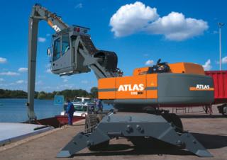 Gumikerekes kotrók Atlas 350 MH