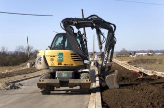 Gumikerekes kotrók Mecalac 714 MW e