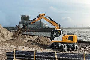 Gumikerekes kotrók Liebherr A 914 Litronic