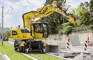 Gumikerekes kotrók Liebherr A 922 Rail Litronic