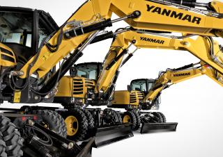 Gumikerekes kotrók Yanmar B 95 Circular