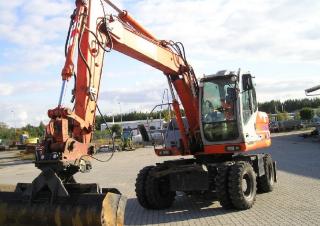 Gumikerekes kotrók Fiat Kobelco E 145 WT