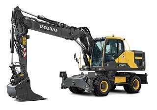 Gumikerekes kotrók Volvo EW180E