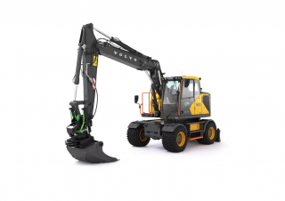 Gumikerekes kotrók Volvo EWR170
