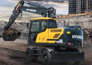 Gumikerekes kotrók Hyundai HW140A