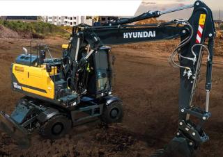 Gumikerekes kotrók Hyundai HW160A