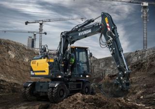 Gumikerekes kotrók Hyundai HW160A L