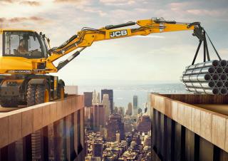 Gumikerekes kotrók JCB Hydradig 110W