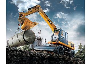 Gumikerekes kotrók Caterpillar M317D2