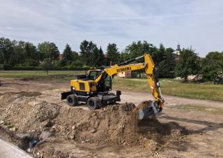 Gumikerekes kotrók Hydrema MX 20 G