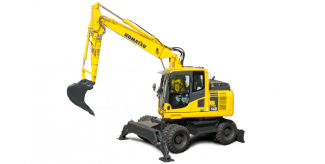 Gumikerekes kotrók Komatsu PW148-8