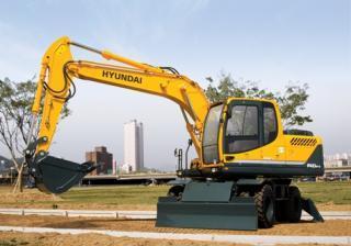 Gumikerekes kotrók Hyundai R 140 W 9