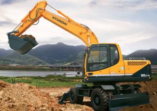 Gumikerekes kotrók Hyundai R180W-9S