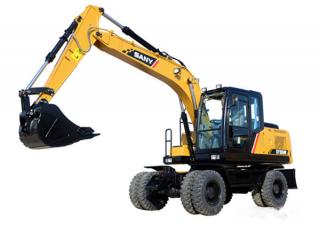 Gumikerekes kotrók Sany SY155W