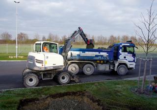 Gumikerekes kotrók Schaeff TW 75