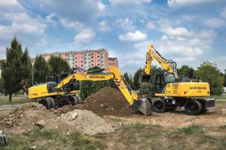 Gumikerekes kotrók New Holland WE170B pro