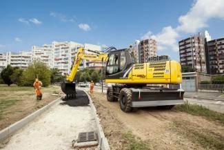 Gumikerekes kotrók New Holland WE190B pro