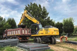 Gumikerekes kotrók New Holland WE190B pro
