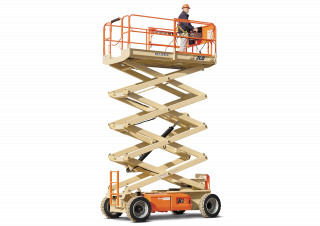 Ollós emelők Gumikerekes ollós személyemelők JLG M3369LE