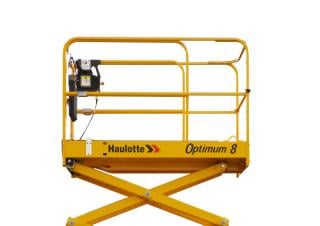 Ollós emelők Gumikerekes ollós személyemelők Haulotte Optimum 8