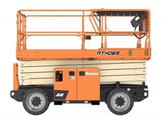 Ollós emelők Gumikerekes ollós személyemelők JLG RT4069