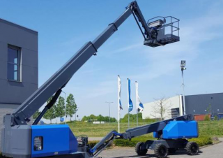 Teleszkópgémes személyemelők Gumikerekes töretőgémes munkaállványok Aichi SP14DJ