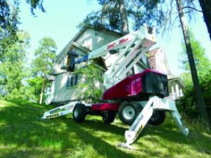 Gémes személyemelők Gumikerekes töretőgémes munkaállványok Dino Lift Rhino 265 RXT