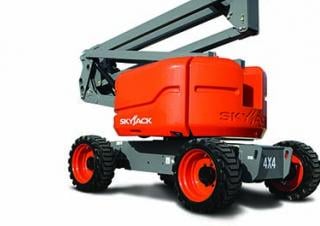 Gémes személyemelők Gumikerekes töretőgémes munkaállványok Skyjack SJ63 AJ+
