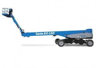 Teleszkópgémes személyemelők Gumikerekes töretőgémes munkaállványok Genie SX-150