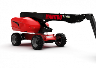 Teleszkópgémes személyemelők Gumikerekes töretőgémes munkaállványok Manitou TJ 65