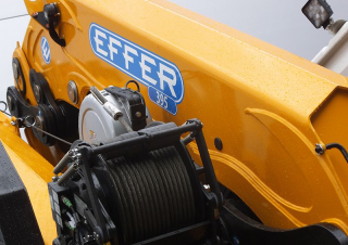 Hidraulikus rakodódaruk Effer 395 7S 