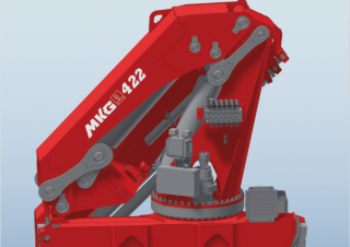 Hidraulikus rakodódaruk MKG HLK 422 SHP a8