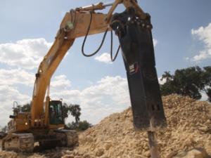 Szerelékek Hidraulikus törők Caterpillar H110E S