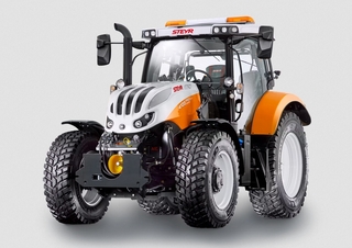 Járművek Kompakt kommunális traktorok Steyr 4135 Profi CVT Basis