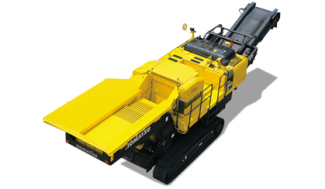 Kőtörmelék ujrahasznostó telepek Komatsu BR380JG-1E0