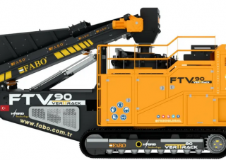 Kőtörmelék ujrahasznostó telepek FABO FTV-90 